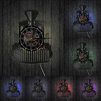 Horloge LED train