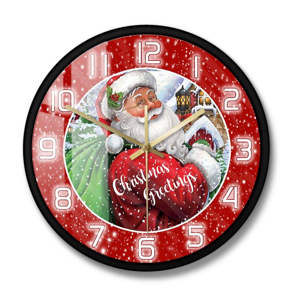 Horloge Père Noël | Horloge Moderne Horloge Père Noël | Horloge Moderne