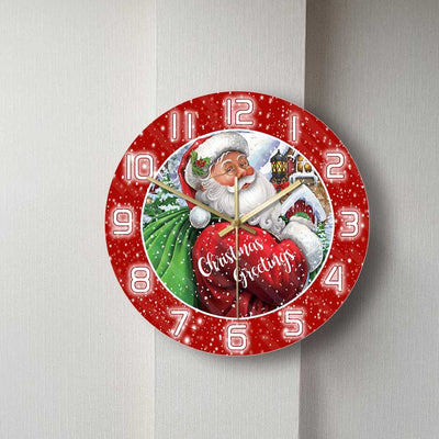 Horloge murale Père Noël