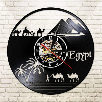 Horloge Vinyle Égypte