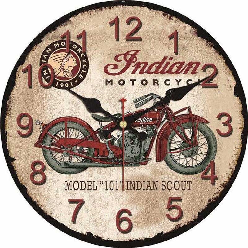 Moto vintage horloge - 133247