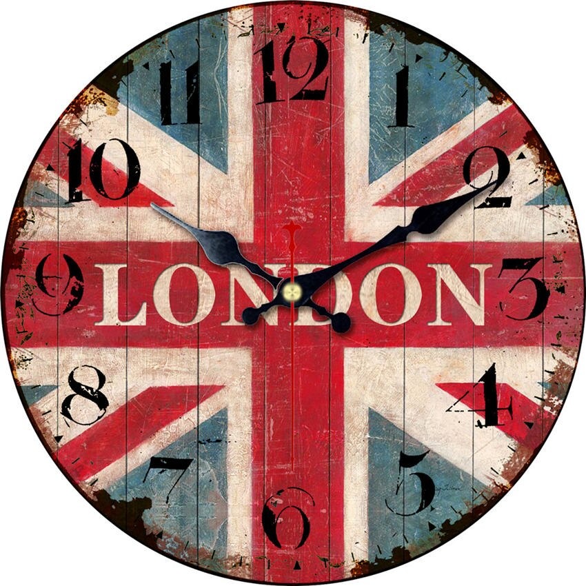 Horloge Drapeau London
