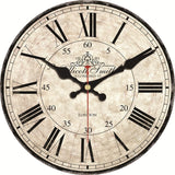 Horloge Murale Vintage Beige