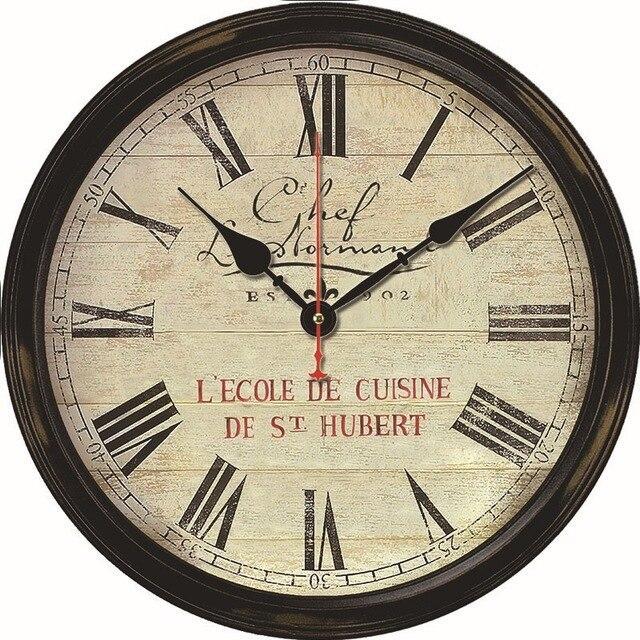 Horloge Murale Vintage L'école de Cuisine Saint-Hubert