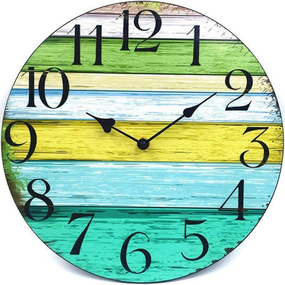 Horloge Rustique Multicolore