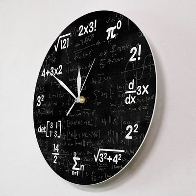 Horloge Murale Originale Mathématique