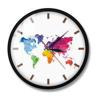 Horloge mappemonde