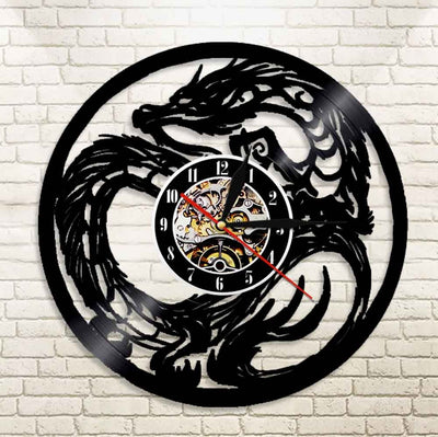 Horloge Vinyle Dragon